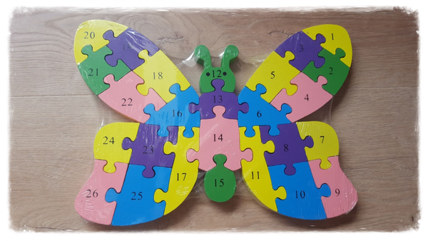 Puzzle bois Papillon