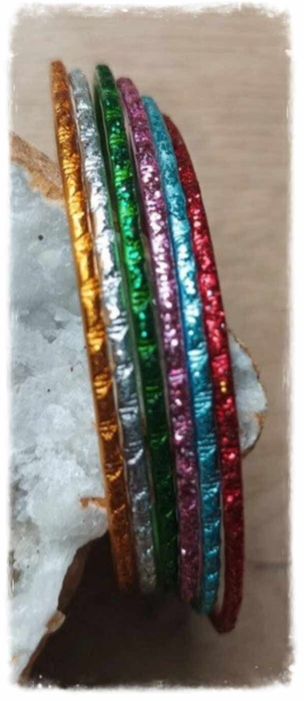 6 Bracelets indien Bangles taille enfant