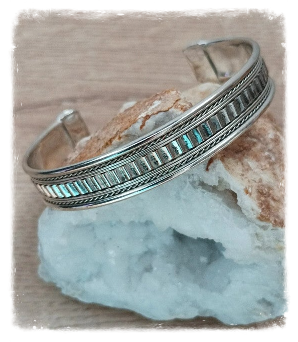 Bracelet métal blanc