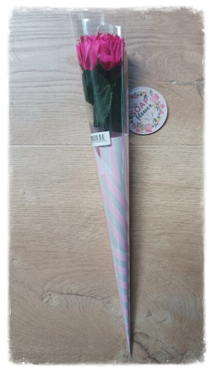 Fleur de savon unique Œillet - Fuchsia