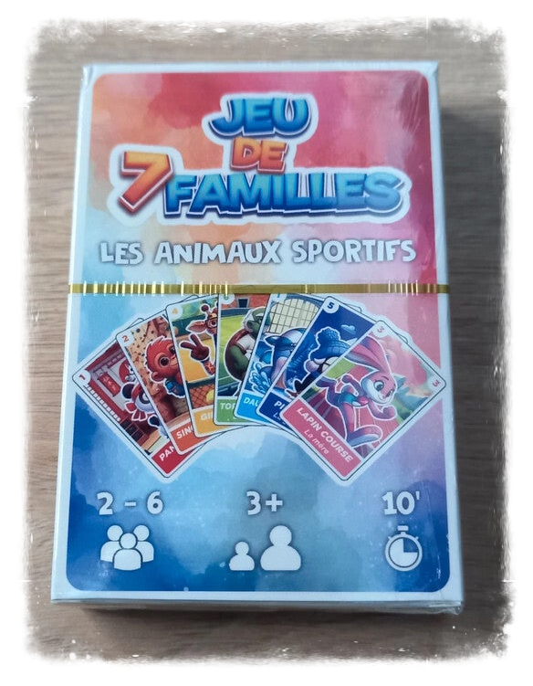 Jeu des 7 familles - Les animaux sportifs