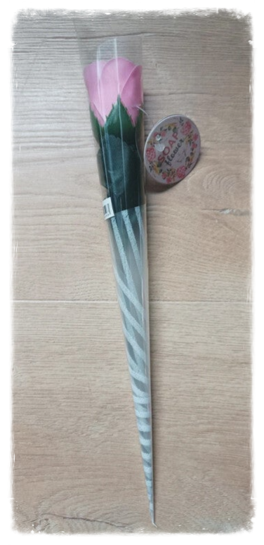 Fleur de savon unique Rose - Rose clair