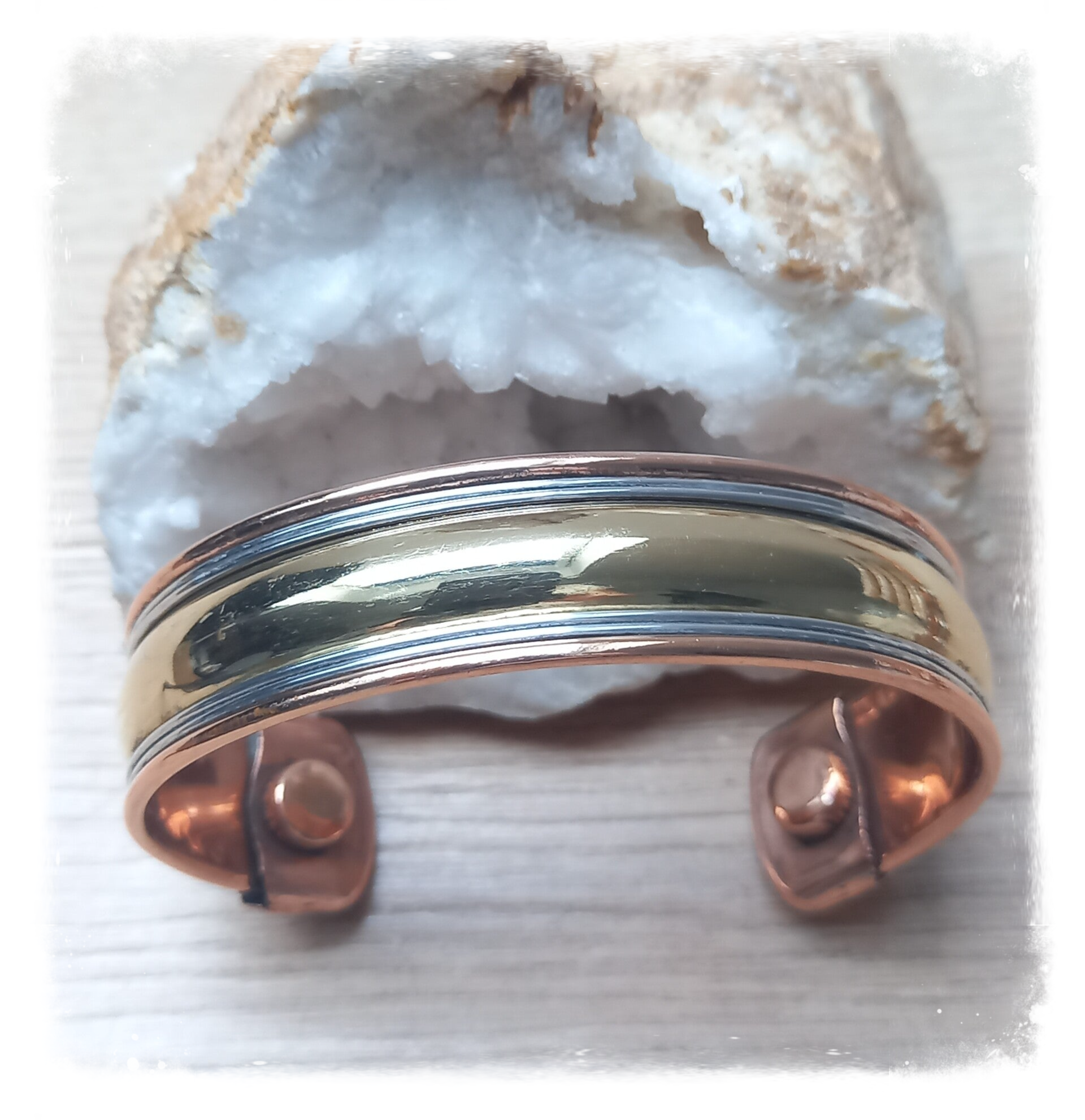 Bracelet cuivre magnétique large (Ref.046)