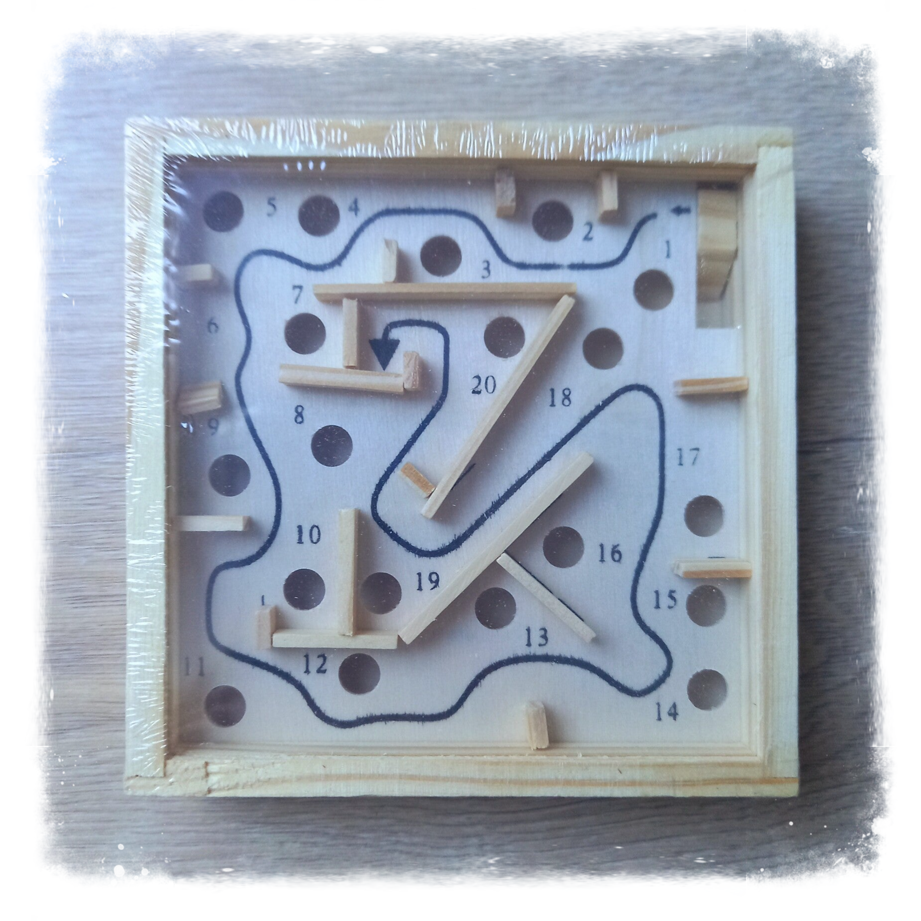 Labyrinthe en bois – Jeu de réflexion