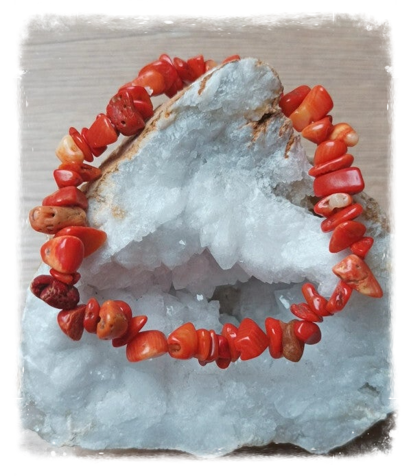 Bracelets en Éclats de Pierres semi-précieuses Coralite