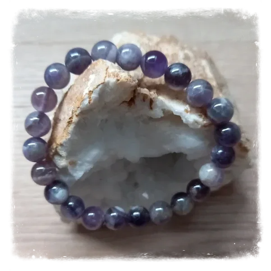 Bracelet de puissance en gemme - Améthyste
