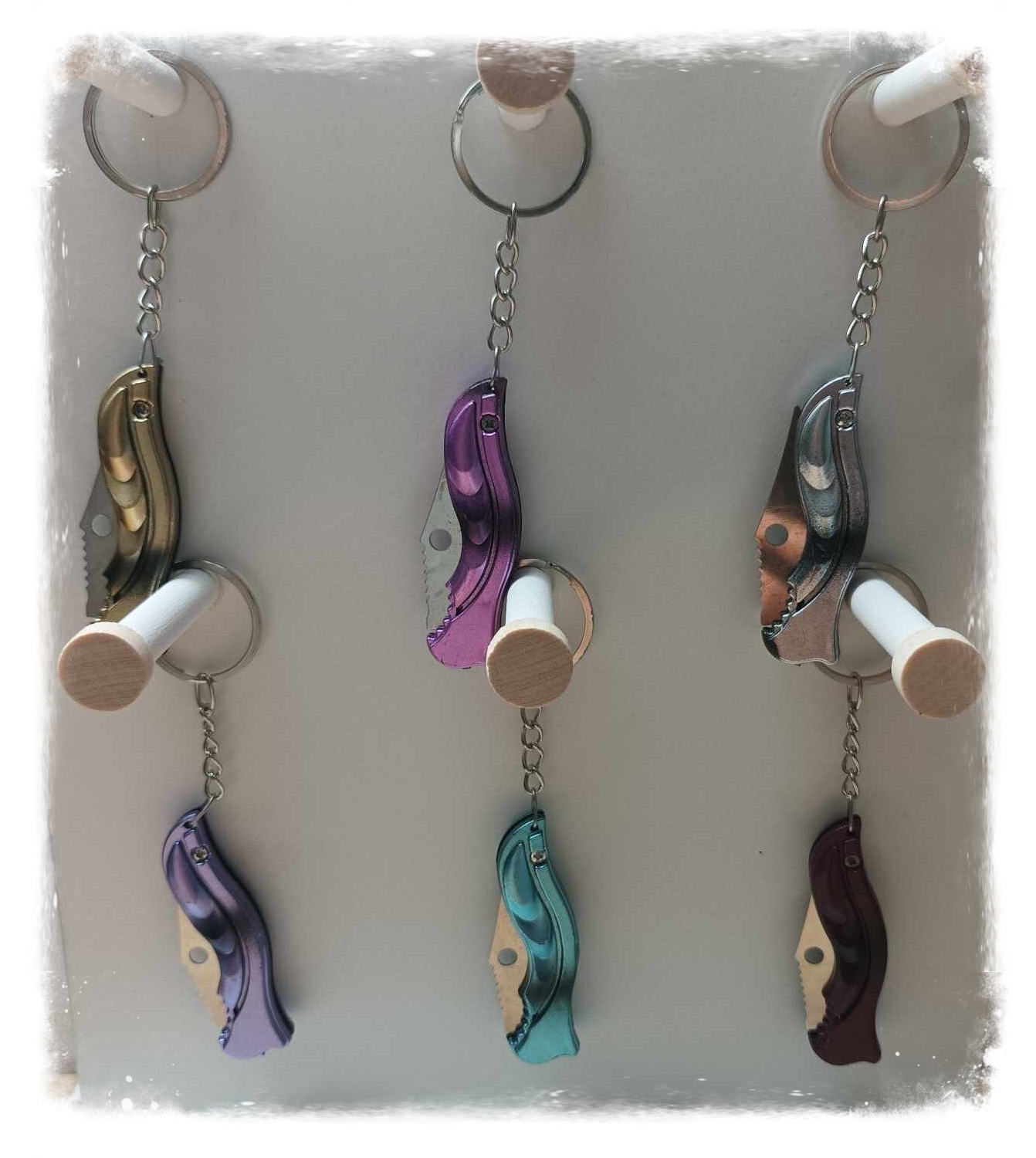 Porte-clés couteau de poche