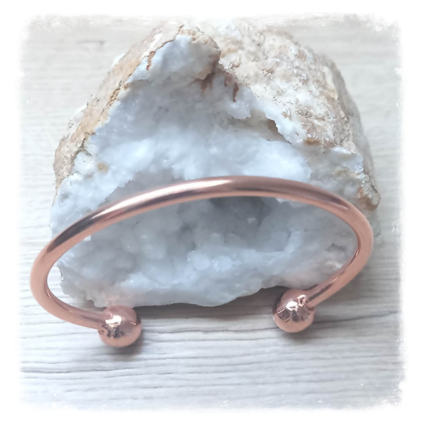 Bracelet cuivre massif Ondes Élémentaires (Ref.076)