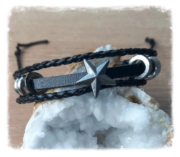 Bracelet pour homme cuir