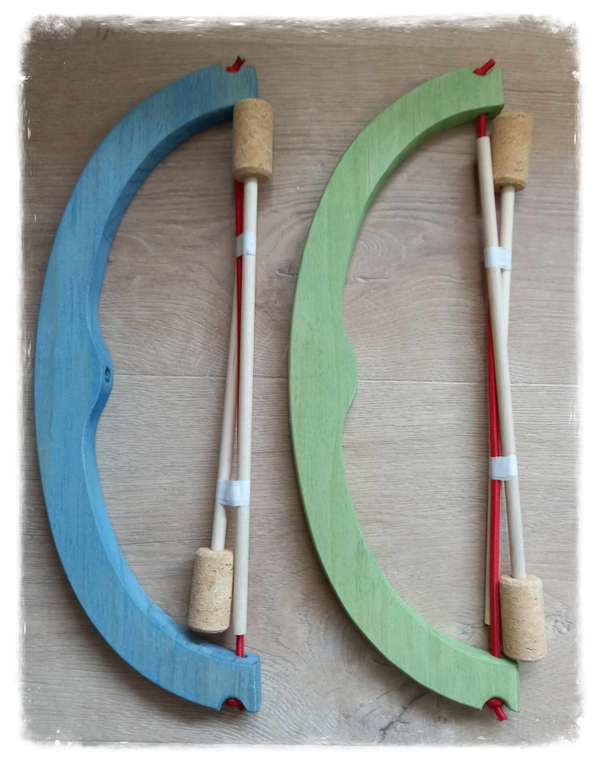 Arc bois + 2 flèches