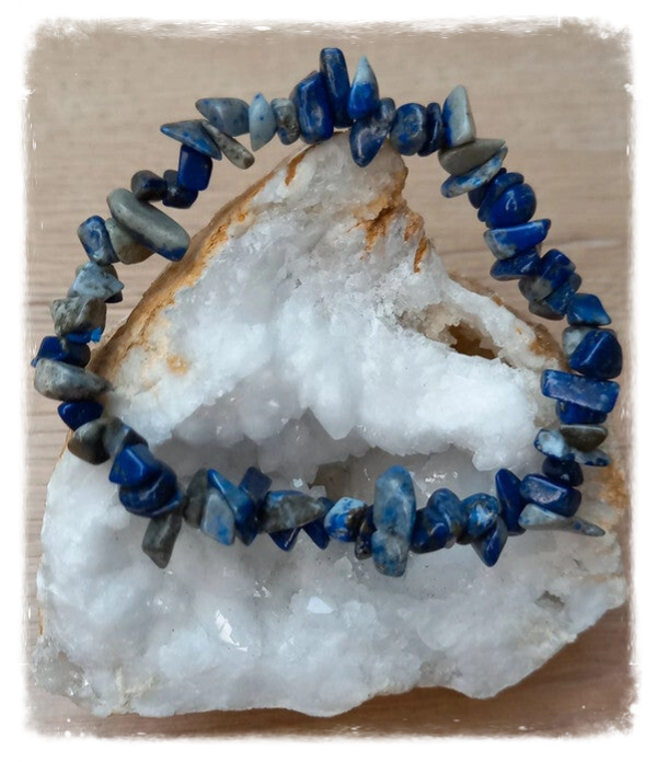 Bracelets en Éclats de Pierres semi-précieuses Sodalite