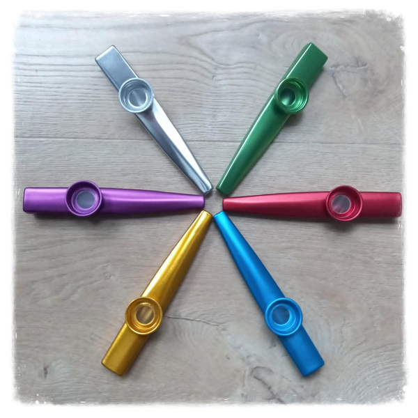 Kazoo coloré métal