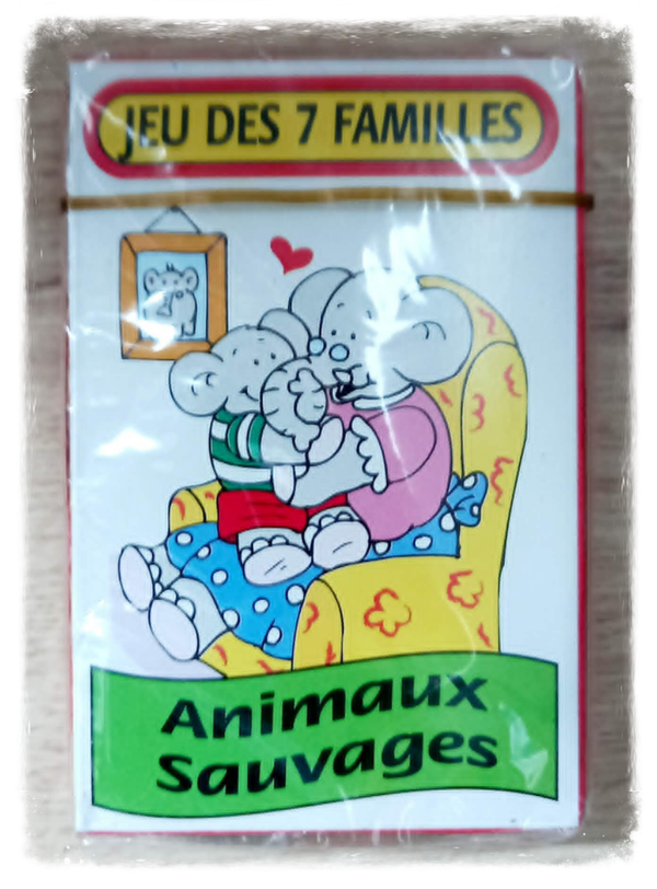 Jeu des 7 familles Animaux - Animaux Sauvage