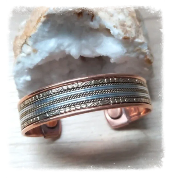 Bracelet cuivre magnétique large (Ref.054)