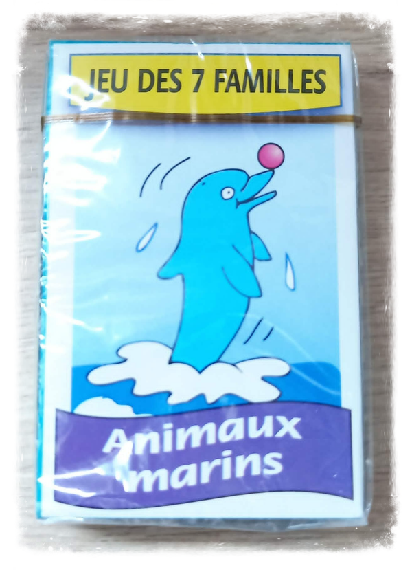 Jeu des 7 familles Animaux - Animaux Marins