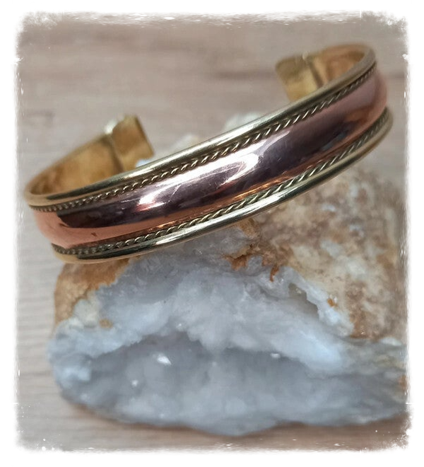 Bracelet cuivre et doré