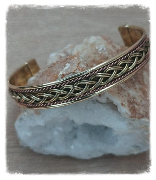 Bracelet cuivre et doré