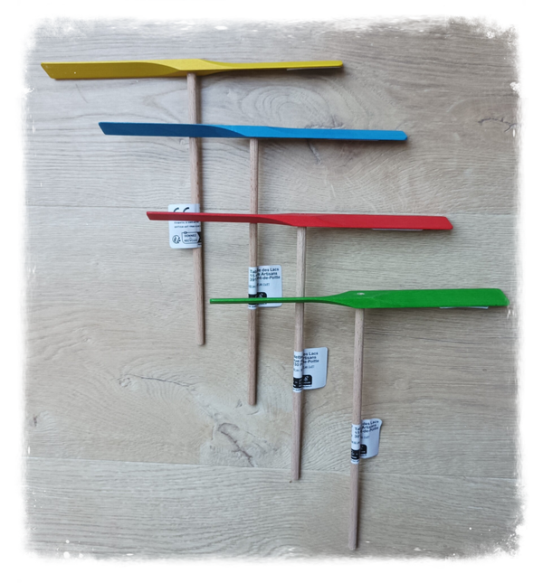 Hélice volante en bois