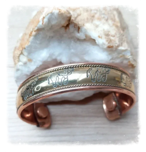 Bracelet cuivre magnétique large (Ref.042)