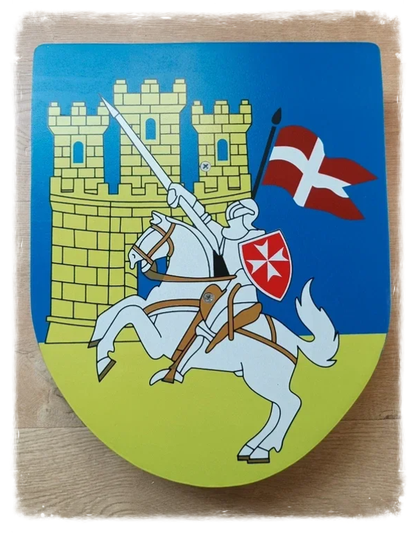 Bouclier en bois grand modèle - Chevallier