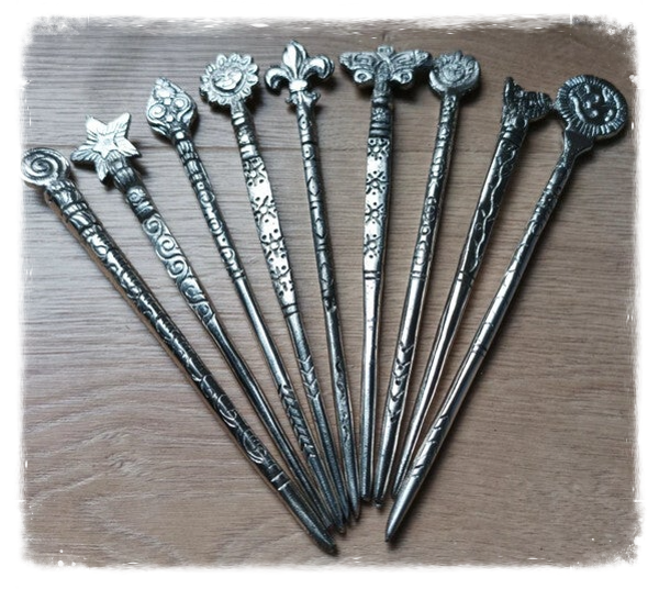 Pique à cheveux métal