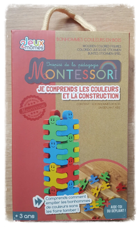 Jeu Bonhommes couleurs en bois