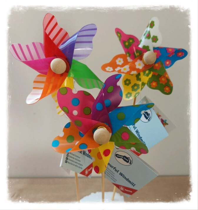 Eolienne multicolore