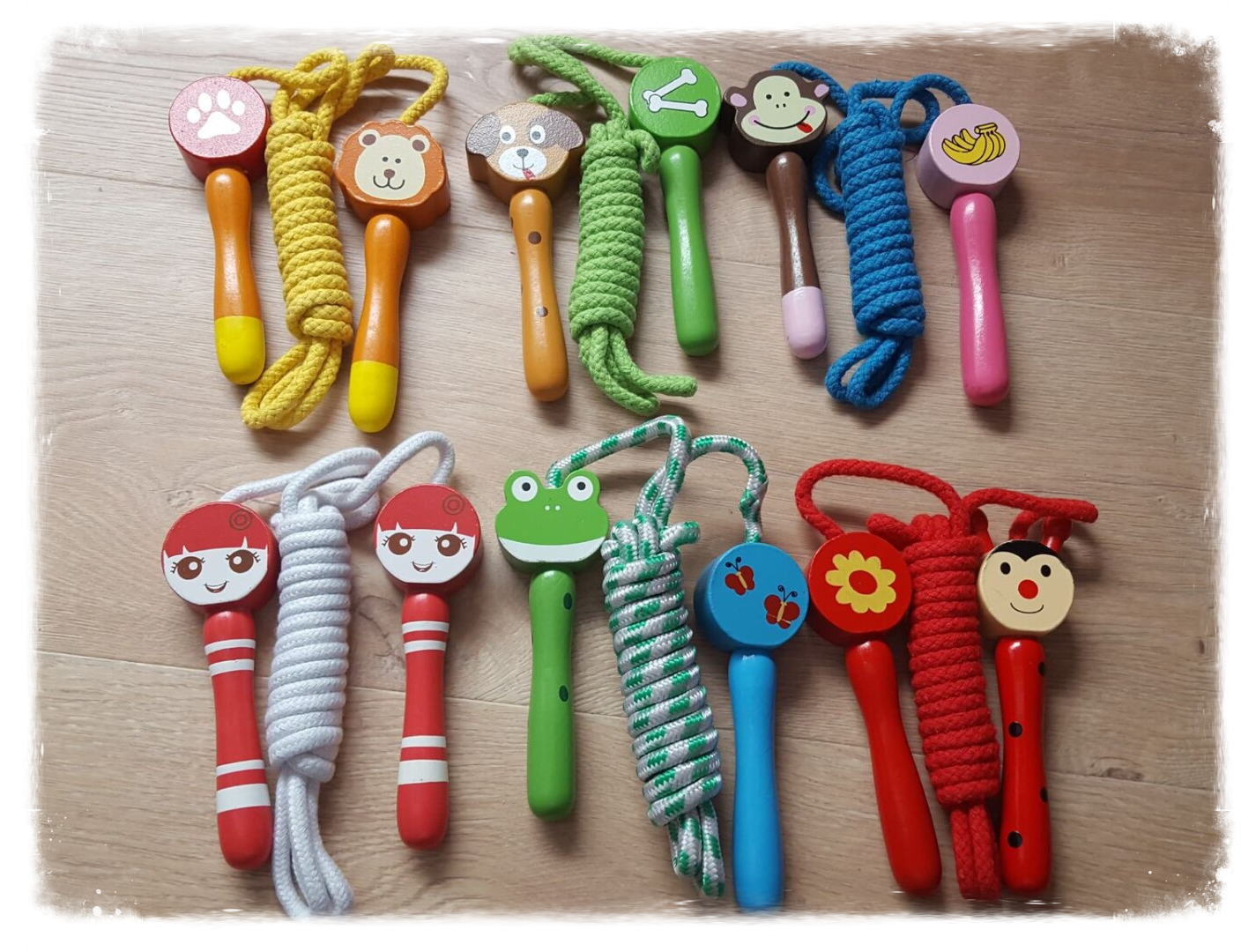 Cordes à sauter bois