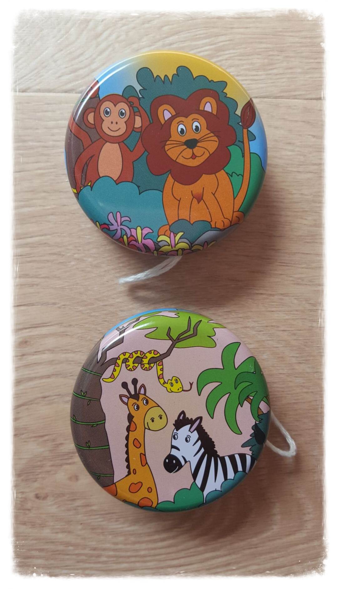 Yoyo métal Animaux de la jungle