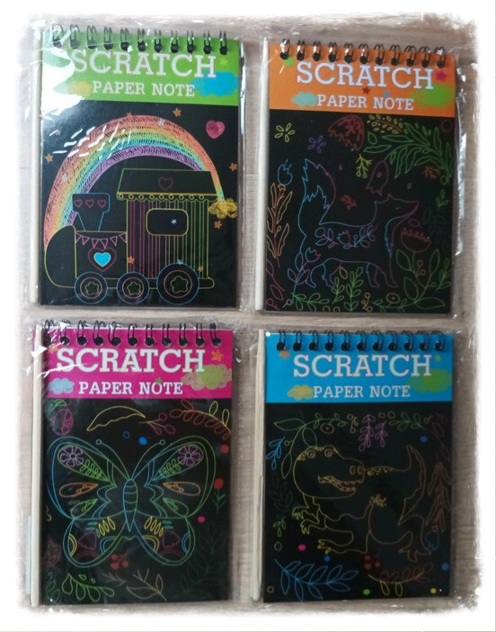 Carnet à gratter 10 x 14 cm