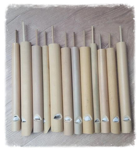 Sifflet à coulisse bambou chant oiseau simple