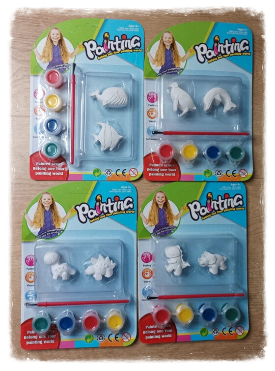 Set 2 Animaux à peindre