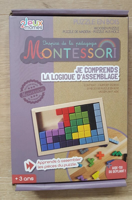 Puzzle en bois multi-formes