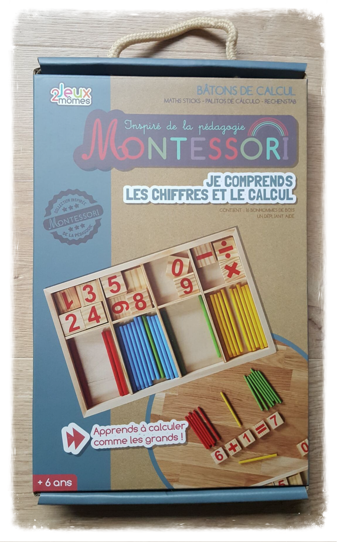 Bâtons de calcul bois