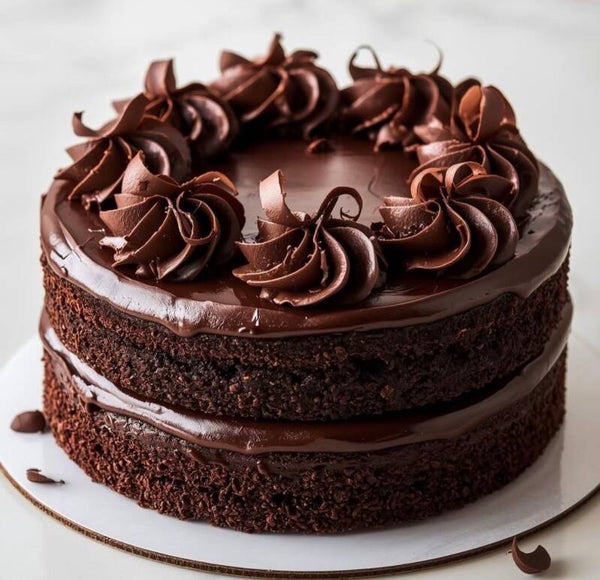 Double Chocolate Round Cake