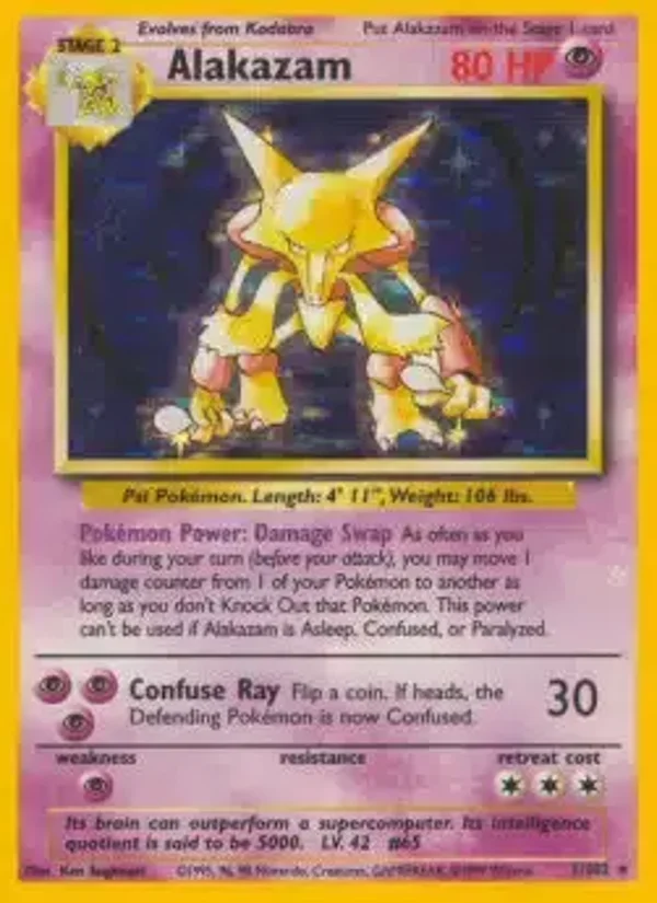 Alakazam 1/102 holo | Base