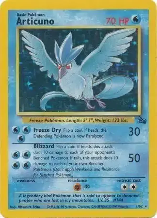 Articuno 2/62 holo | Fossil