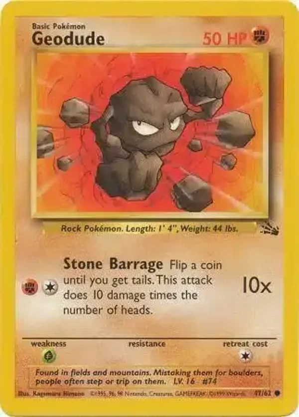 Geodude 47/62 | Fossil