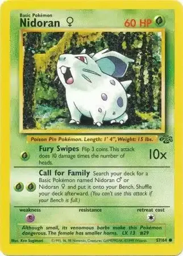Nidoran  57/64 | Jungle