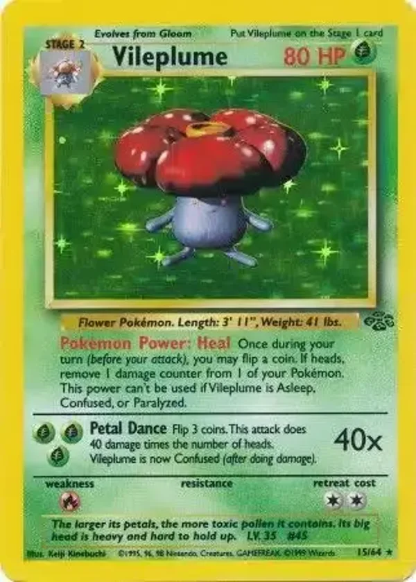 Vileplume 15/64 holo | Jungle