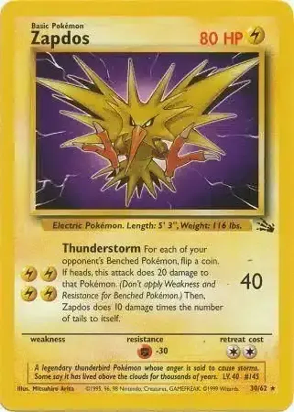 Zapdos 30/62 | Fossil