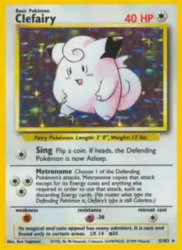 Clefairy 5/102 holo | Base