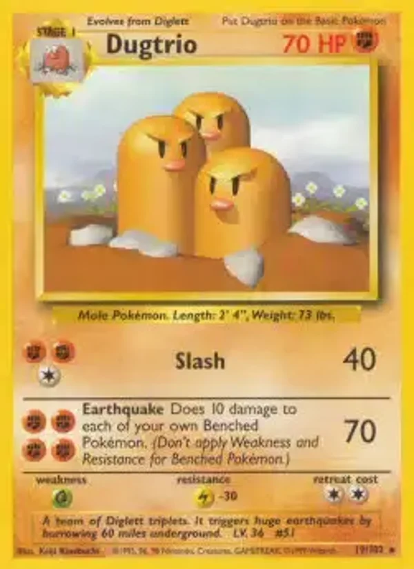 Dugtrio 19/102 | Base
