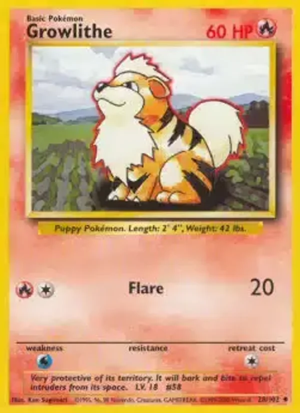 Growlithe 28/102 | Base