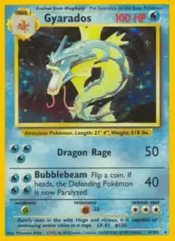 Gyarados 6/102 holo | Base