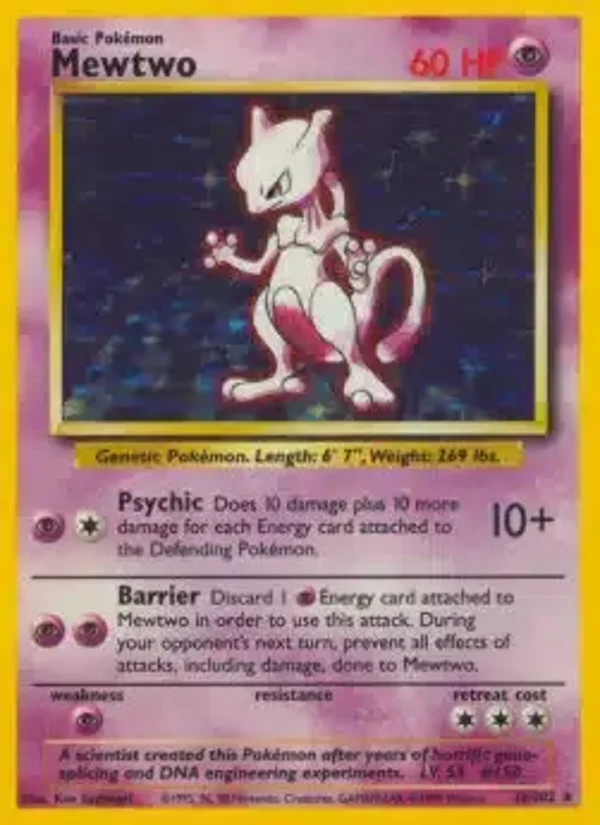 Mewtwo 10/102 holo | Base