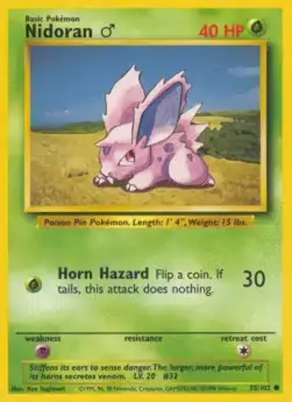 Nidoran Male 55/102 | Base