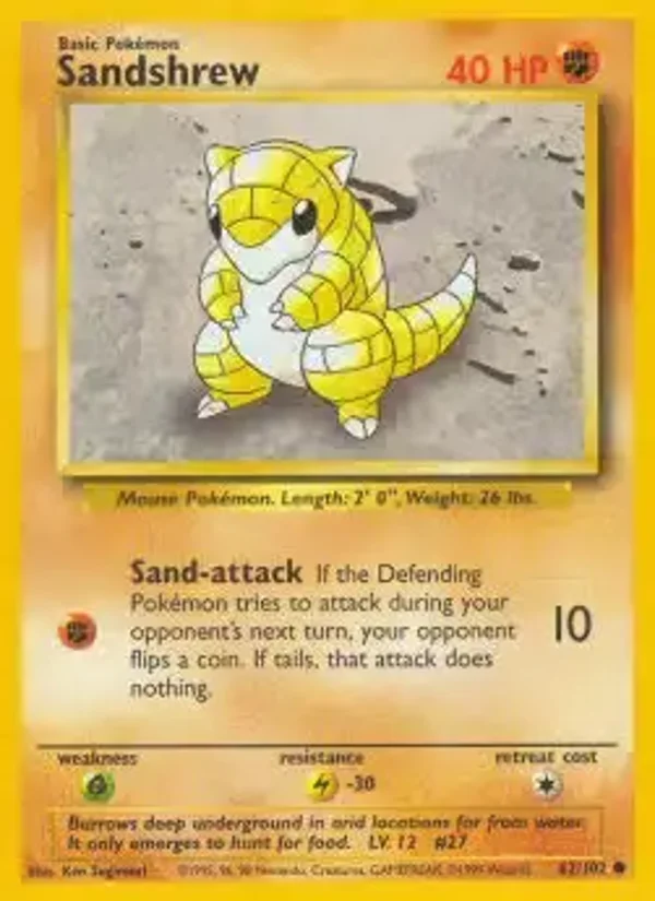 Sandshrew 62/102 | Base