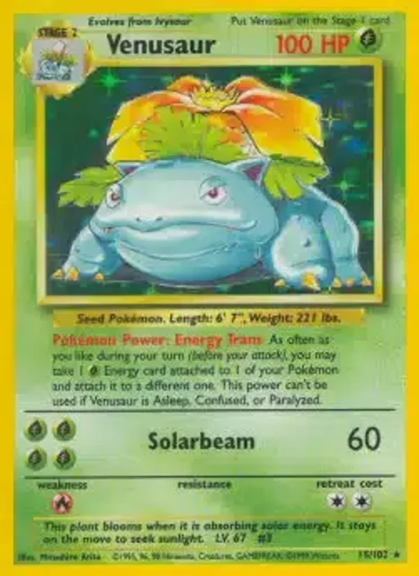 Venusaur 15/102 holo | Base