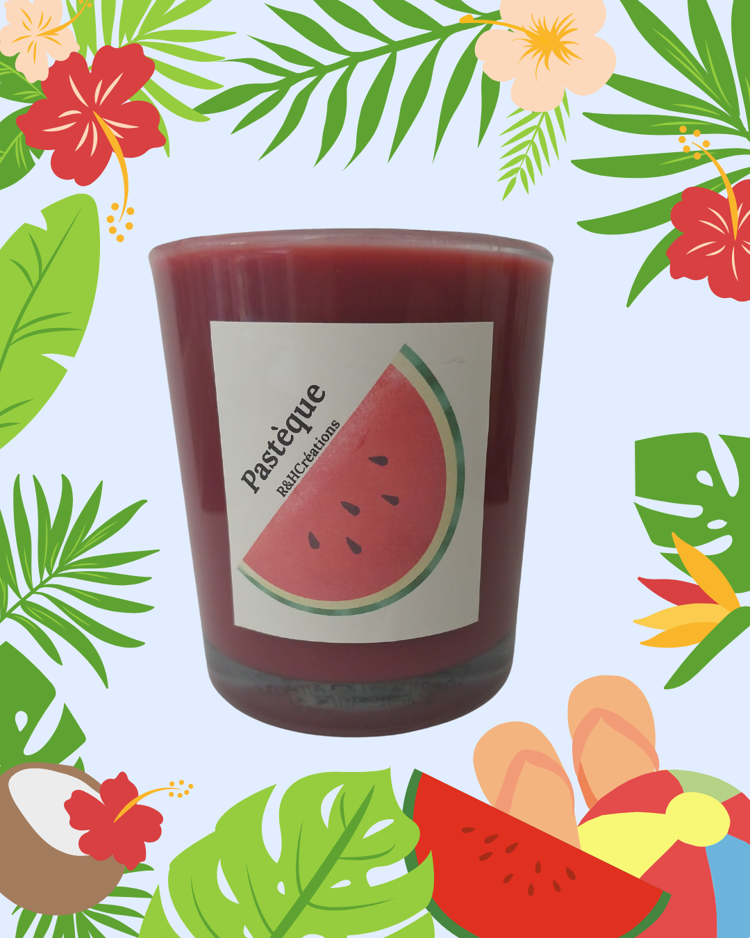 Grande Bougie Pastèque